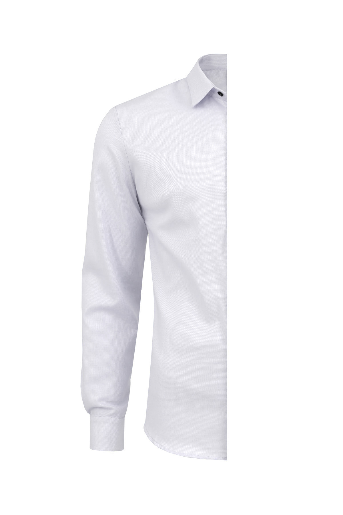 white slim fit shirt - right